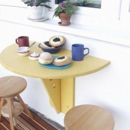 DIY Balcony Folding Table