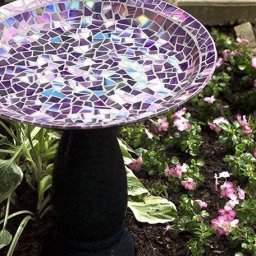 DIY Mosaic Bird Bath