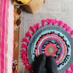 How to Make Woven Circle Mat