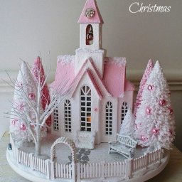 Printable Christmas Paper House Templates