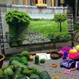 Dimensional Weaving - Martina Celerin 3D fiber art: Weave and ye shall receive!