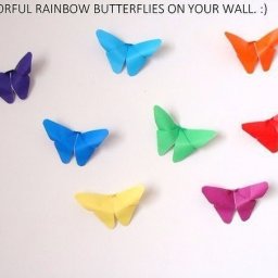 Butterfly Paper Crafts For Home Decoration Step By Step
