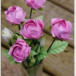How to DIY Pretty Origami Rose