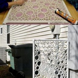 DIY PVC Pipe Privacy Screen