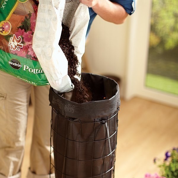 HOW TO MAKE FLOWER TOWER GARDEN HOW TO MAKE FLOWER TOWER GARDEN