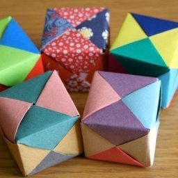 How to Make an Origami Cube Using 6 Pieces of Paper