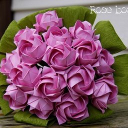 How To Make a Origami Paper Rose Bouquet