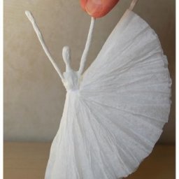 How to Make Dancing Ballerinas from Wire and Napkins