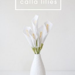 DIY Felt Calla Lily