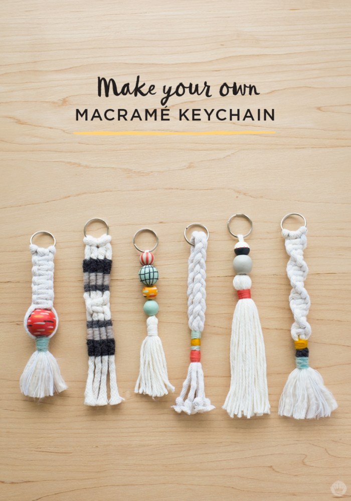 Cool Macrame Keychains