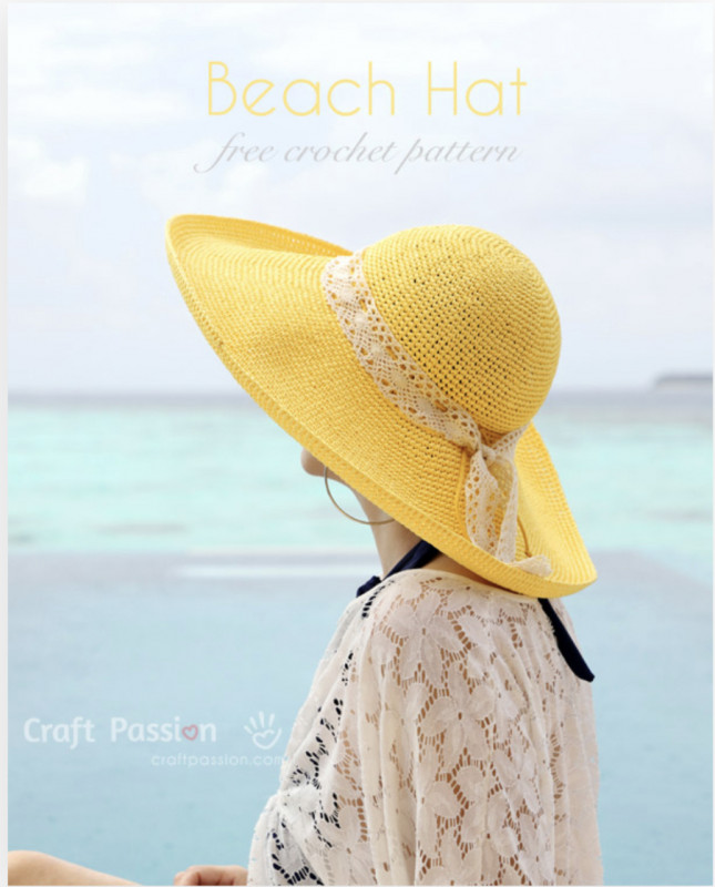 DIY Crochet Sun Hat