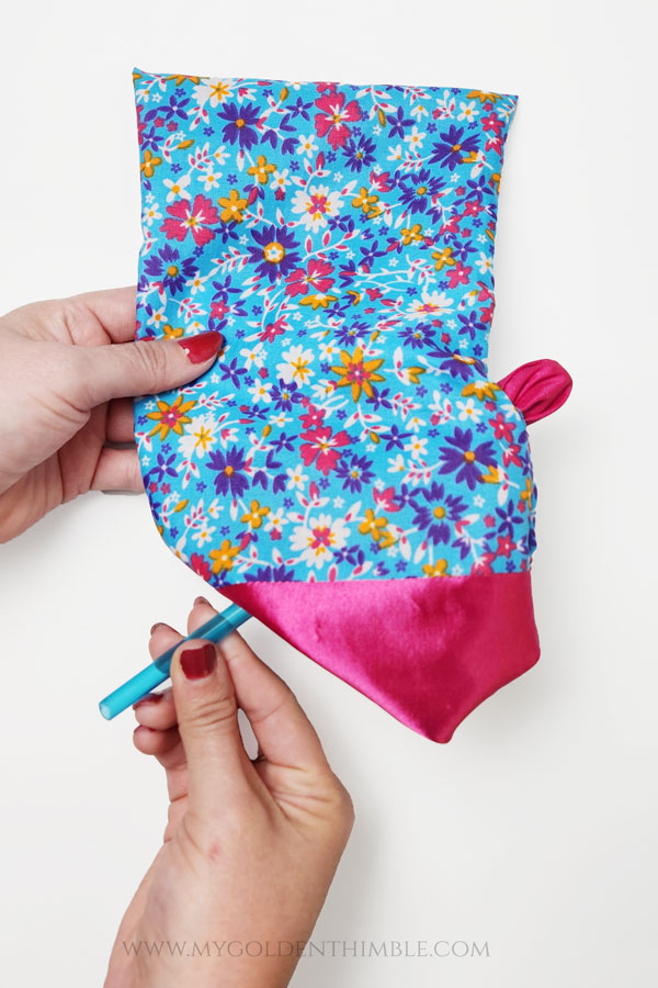 How To Make A Lined Drawstring Bag In Different Sizes.
