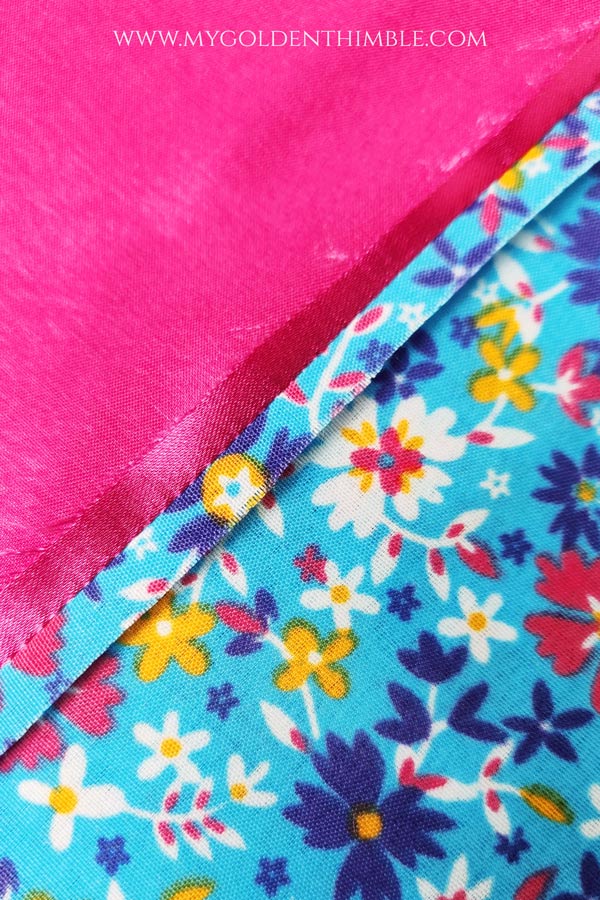 How To Make A Lined Drawstring Bag In Different Sizes.