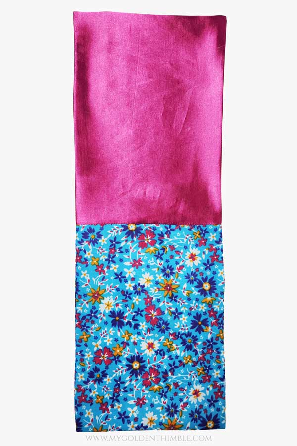 How To Make A Lined Drawstring Bag In Different Sizes.