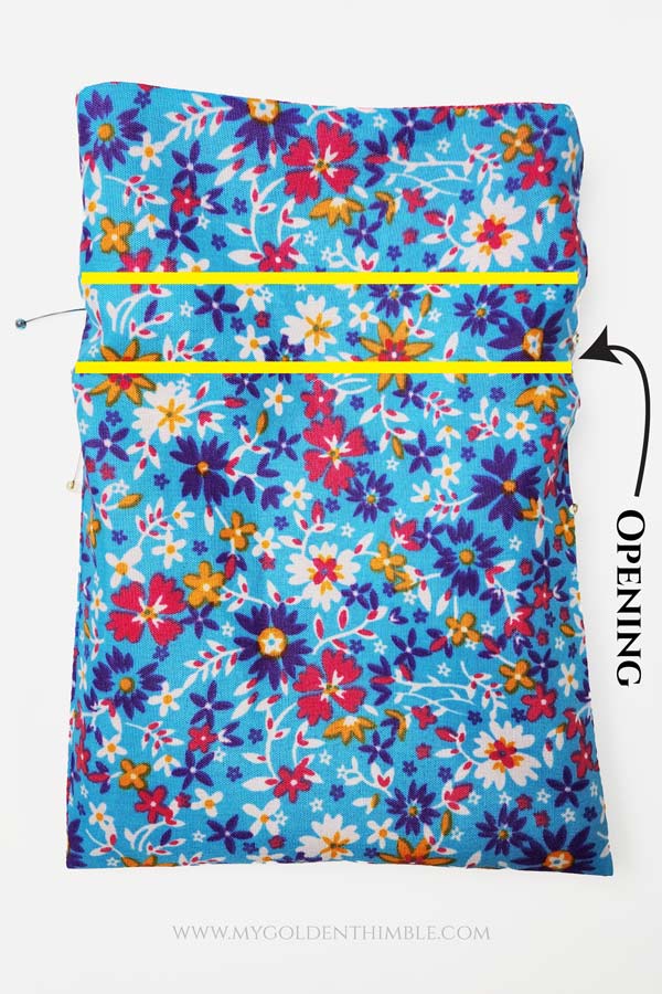 How To Make A Lined Drawstring Bag In Different Sizes.