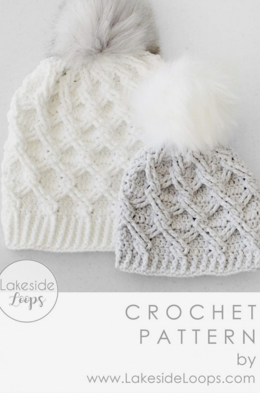 DIY Camdyn Cable Crochet Hat