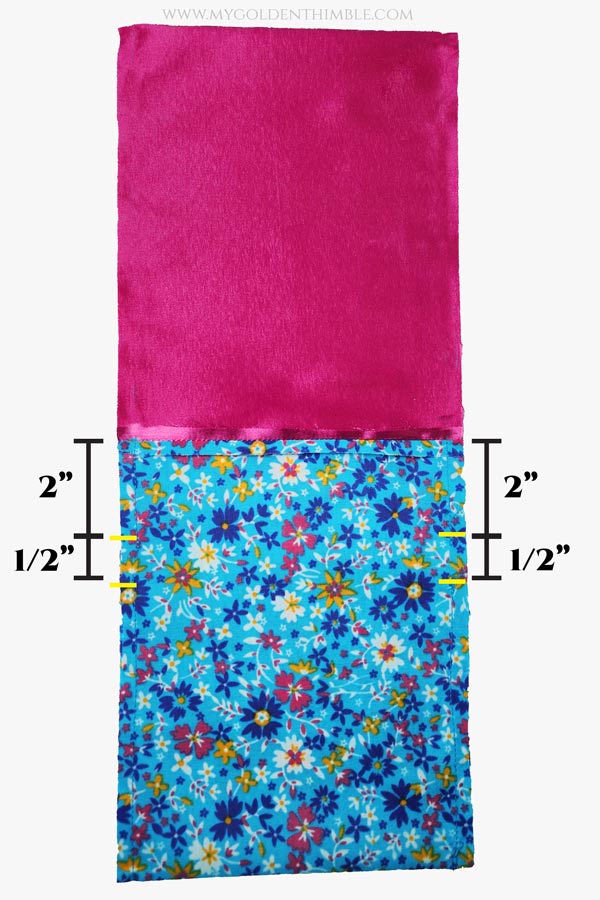 How To Make A Lined Drawstring Bag In Different Sizes.