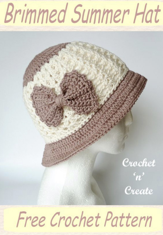 Crochet Brimmed Summer Hat
