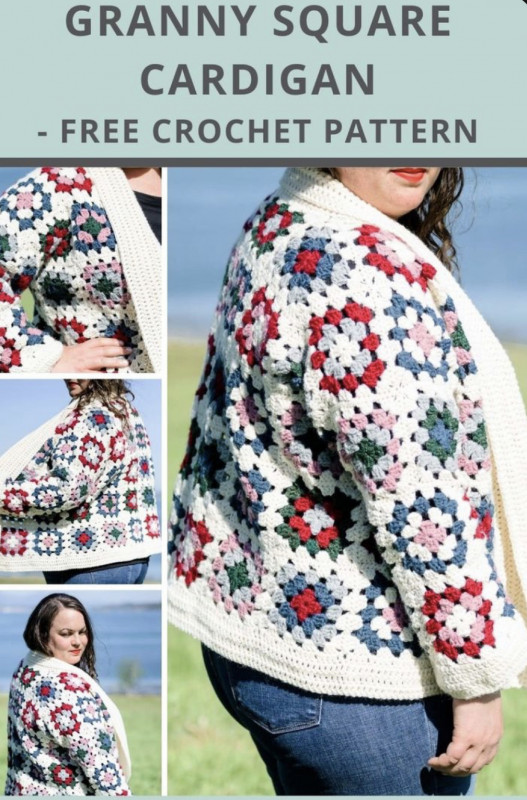 Beautiful Granny Square Cardigan
