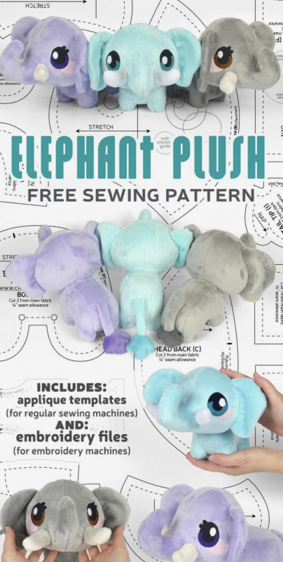 Super Cute Elephant Plush