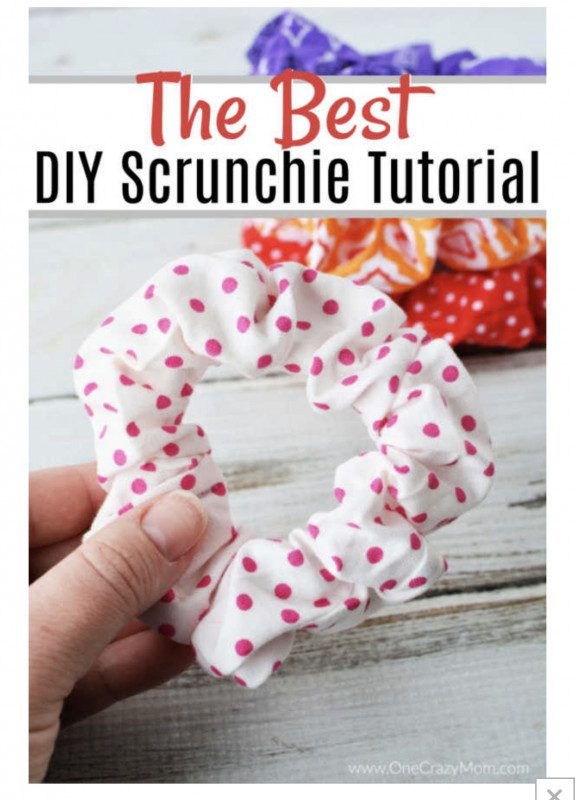 DIY Scrunchies For Girls