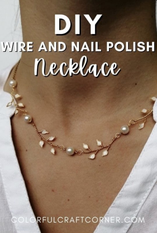 How to Make Jewelry out of Wire and Nail Polish