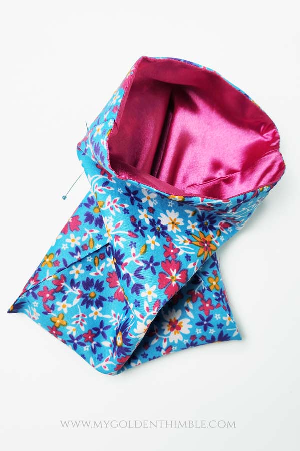 How To Make A Lined Drawstring Bag In Different Sizes.