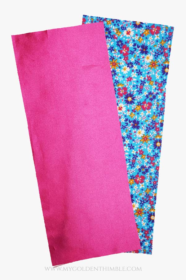 How To Make A Lined Drawstring Bag In Different Sizes.